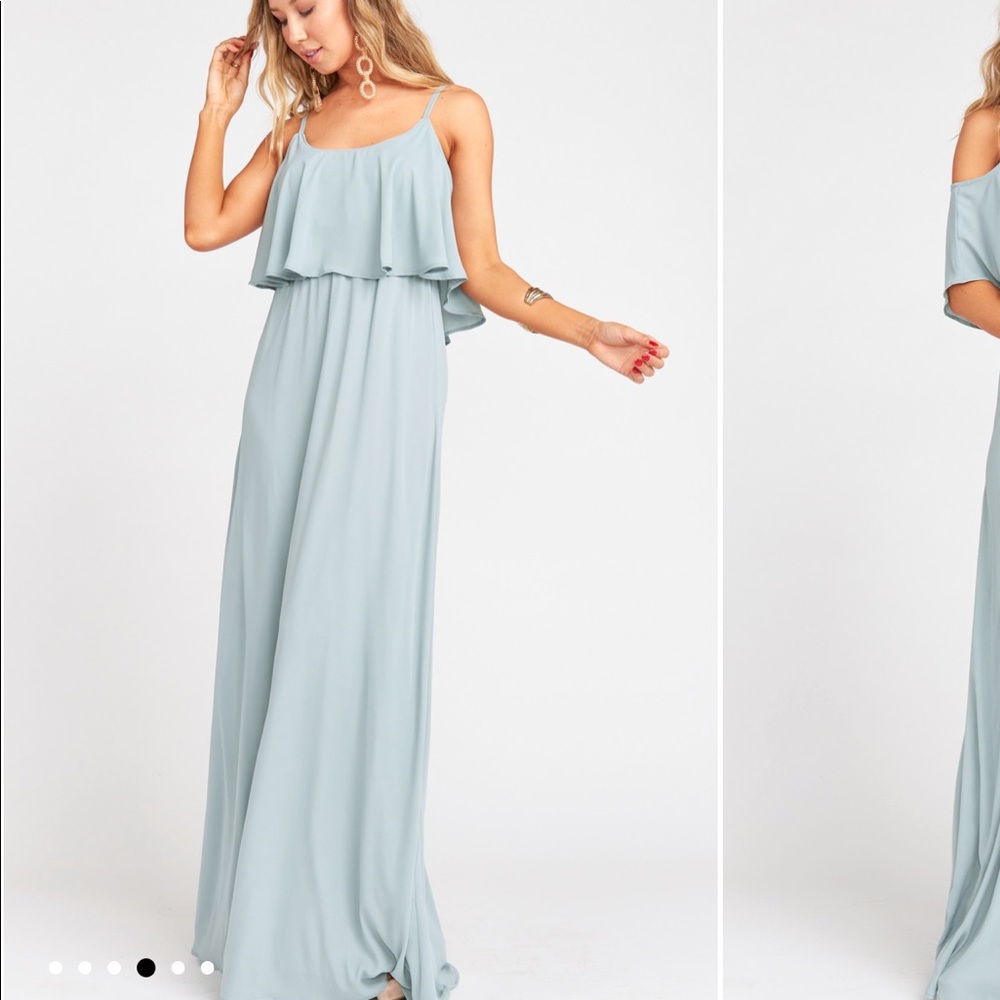 Mumu Caitlin Ruffle Maxi Dress